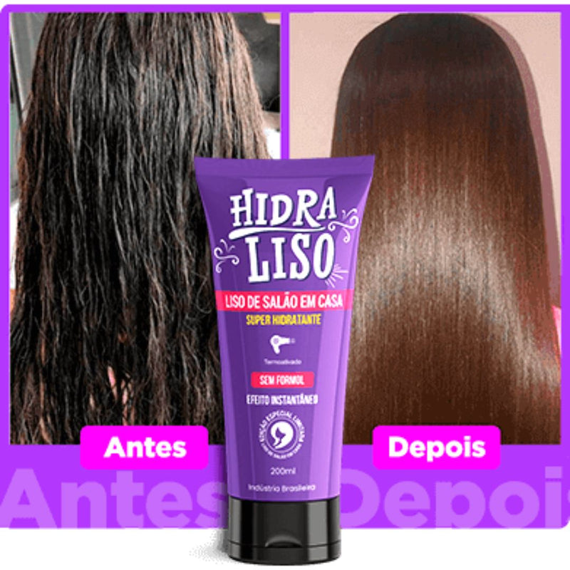 KIT HIDRALISO + SHAMPOO + TERMO SPRAY - Progressiva De Chuveiro Sem Formol