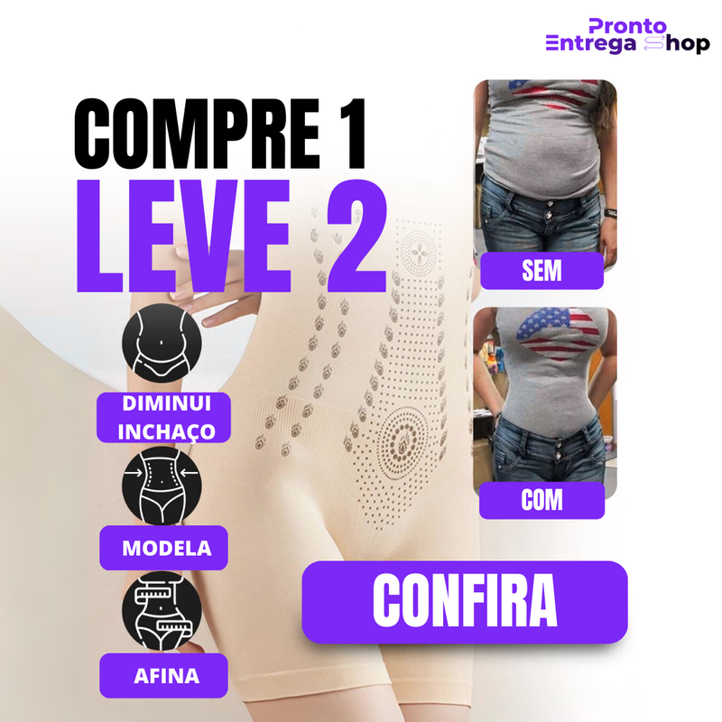 Cinta Modeladora Top Curvy PES® - COMPRE 1 E LEVE 2